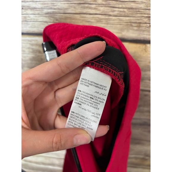 Chico's Pants Brigitte Ankle Pull On Stretch 1 8 Textured Platinum Quilted Slim - Picture 5 of 5